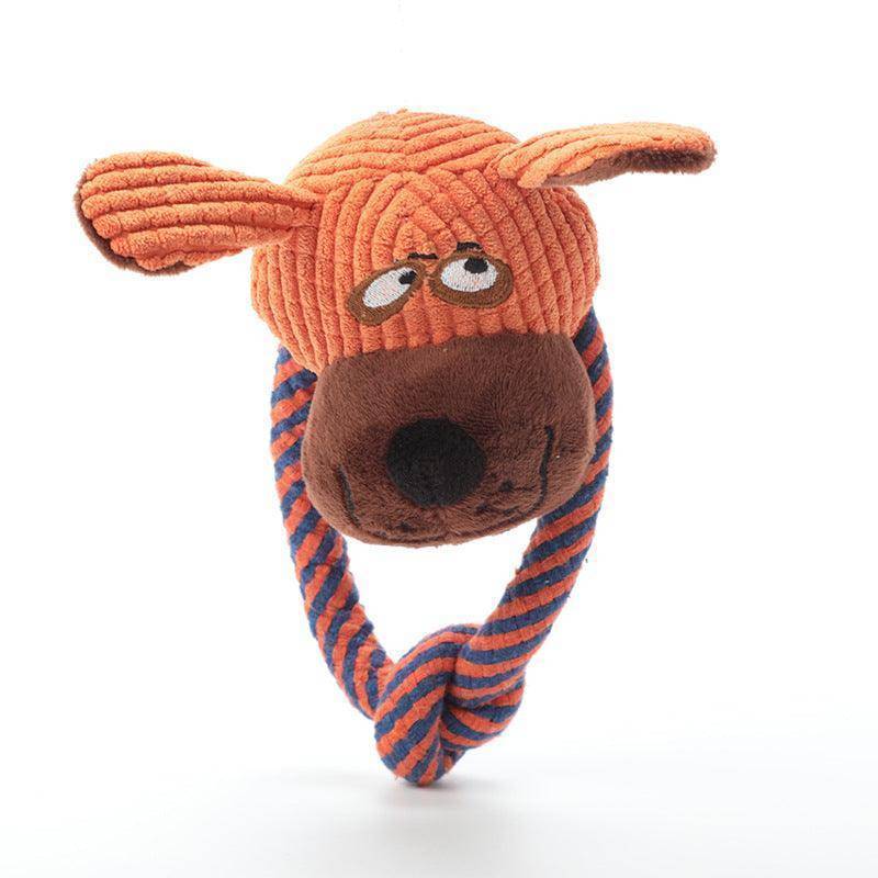 Playful Paws Cotton Rope Toys - Interactive Dog Teeth Cleaning And Sound Grinding Pet Toys